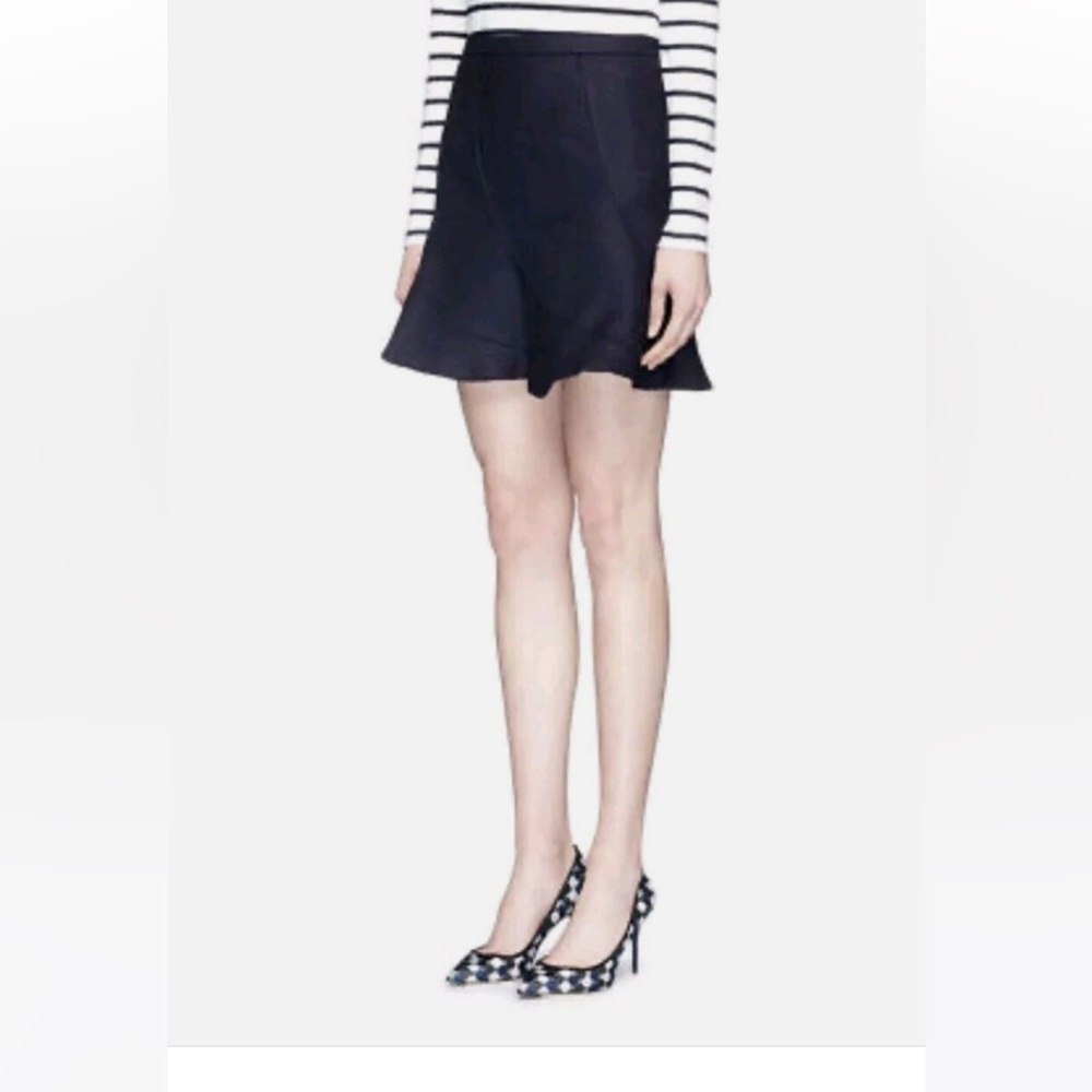 EUC J.CREW Lilac Mini flare Skirt sz 00